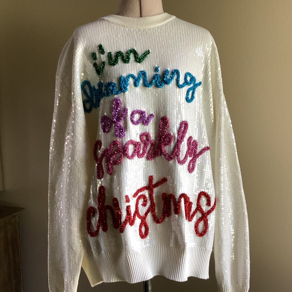 Queen of Sparkles Sweater L